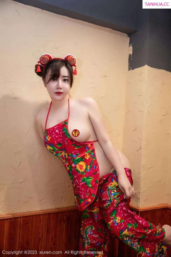 王格 王婉悠 [XiuRen]高清写真图 2023.01.12 No.6121 王婉悠Queen 布兜美臀第30张图片